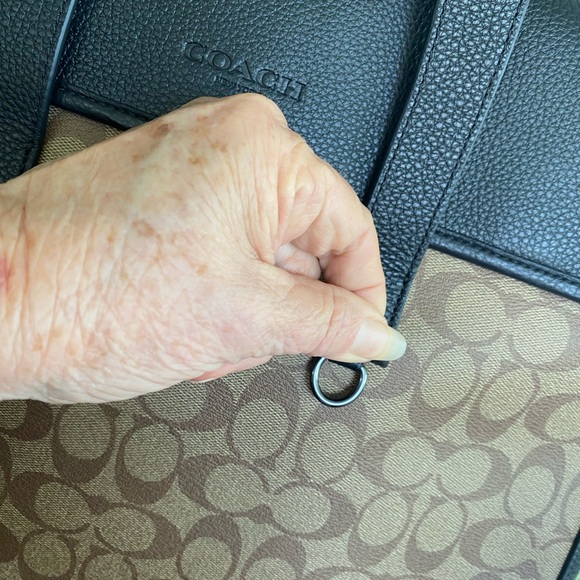 Coach NEW Leather Sullivan Unisex Portfolio Briefcase NEW - Picture 2 of 13